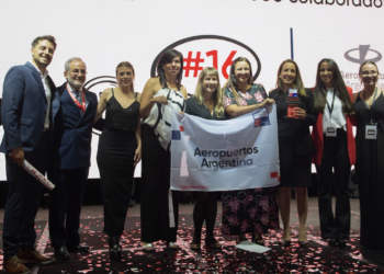 Aeropuertos Argentina rankeada en el puesto 16 del Ranking de Los Mejores Lugares para Trabajar™ en Argentina 2025 de Great Place To Work