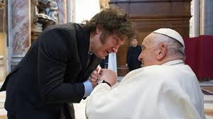 Milei en Roma para el Funeral del Papa Francisco