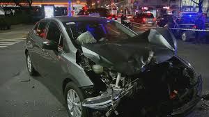 Choque múltiple y dos heridos en la 9 de Julio