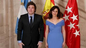 Milei se reunió con la presidenta de la Comunidad de Madrid