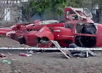 Identidad del piloto del helicóptero que se estrelló en San Juan: un entusiasta con más de tres décadas en el aire