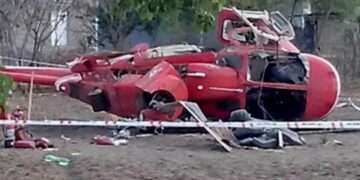 Identidad del piloto del helicóptero que se estrelló en San Juan: un entusiasta con más de tres décadas en el aire