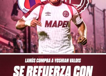 Lanús sorprende a Jorge Sampaoli: Valois anota dos goles contra Talleres y los dedica a Colombia