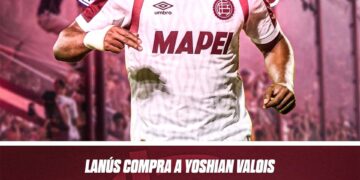 Lanús sorprende a Jorge Sampaoli: Valois anota dos goles contra Talleres y los dedica a Colombia