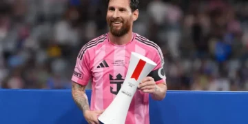 Celebraciones del Inter Miami tras la conquista de la Campeones Cup: el himno argentino y momentos emotivos