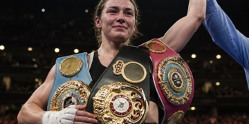Katie Taylor cierra su carrera con una victoria histórica ante 80 mil espectadores