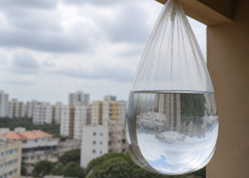 Colocar bolsas transparentes de agua en el balcón: su finalidad y efectividad